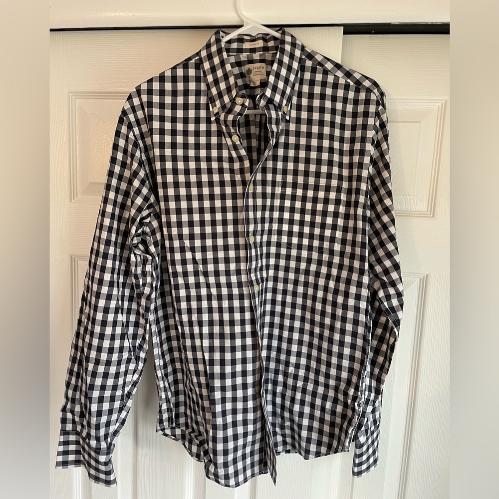 J crew washed casual button down shirt